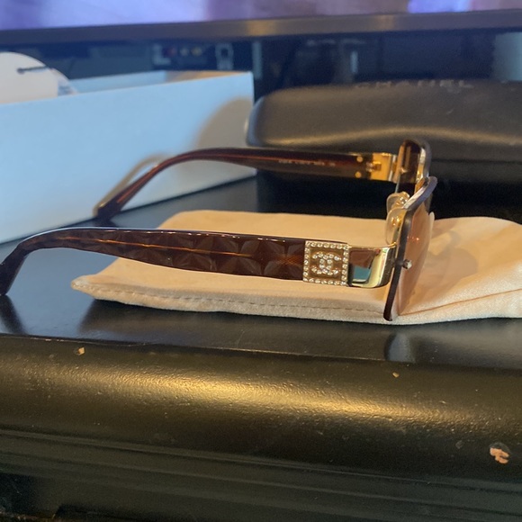 Chanel Vintage Sunglasses with original box and case.